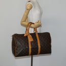 LOUIS VUITTON Monogram Keepall 45 Boston Bag M41428 LV Auth 144577-23