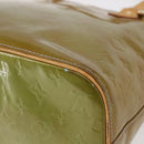 LOUIS VUITTON Monogram Vernis Houston Hand Bag Baby Blue M91005 LV Auth 144586-9