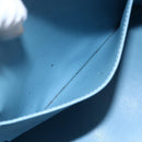 LOUIS VUITTON Monogram Vernis Houston Hand Bag Baby Blue M91005 LV Auth 144586-19