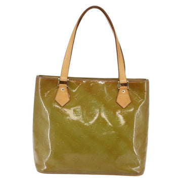 LOUIS VUITTON Monogram Vernis Houston Hand Bag Baby Blue M91005 LV Auth 144586 - 0