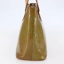 LOUIS VUITTON Monogram Vernis Houston Hand Bag Baby Blue M91005 LV Auth 144586-4