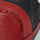 LOUIS VUITTON Epi Noe Shoulder Bag Bicolor Black Red M44017 LV Auth 144596-9
