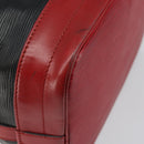 LOUIS VUITTON Epi Noe Shoulder Bag Bicolor Black Red M44017 LV Auth 144596-16