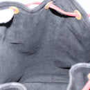 LOUIS VUITTON Epi Noe Shoulder Bag Bicolor Black Red M44017 LV Auth 144596-18