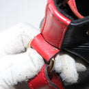 LOUIS VUITTON Epi Noe Shoulder Bag Bicolor Black Red M44017 LV Auth 144596-12