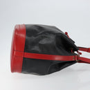 LOUIS VUITTON Epi Noe Shoulder Bag Bicolor Black Red M44017 LV Auth 144596-3