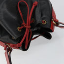 LOUIS VUITTON Epi Noe Shoulder Bag Bicolor Black Red M44017 LV Auth 144596-6