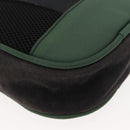 CHANEL Sports COCO Mark Shoulder Bag Canvas Black Green CC Auth 144599-12