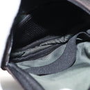 CHANEL Sports COCO Mark Shoulder Bag Canvas Black Green CC Auth 144599-16