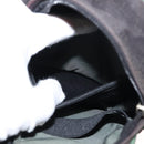 CHANEL Sports COCO Mark Shoulder Bag Canvas Black Green CC Auth 144599-19