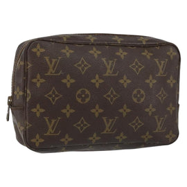 LOUIS VUITTON Monogram Trousse Toilette 23 Clutch Bag M47524 LV Auth 144602