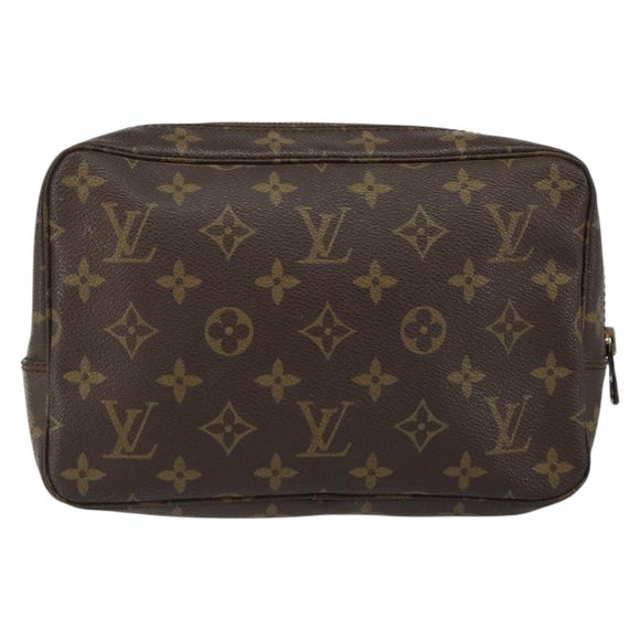LOUIS VUITTON Monogram Trousse Toilette 23 Clutch Bag M47524 LV Auth 144602