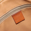 CELINE Macadam Canvas Hand Bag PVC Leather Brown Gold Auth 144603-20