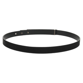 CHANEL Belt Leather 35.8"" Black CC Auth 144605SAM - 0