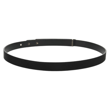 CHANEL Belt Leather 35.8"" Black CC Auth 144605M - 0