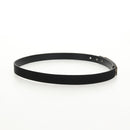 CHANEL Belt Leather 35.8"" Black CC Auth 144605M-5