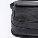 GUCCI GG Canvas Shoulder Bag Black Gold 001 261 0613 Auth 144610-8