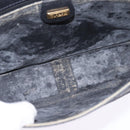 GUCCI GG Canvas Shoulder Bag Black Gold 001 261 0613 Auth 144610-10