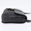 GUCCI GG Canvas Shoulder Bag Black Gold 001 261 0613 Auth 144610-4