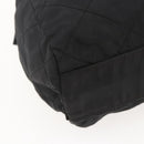 PRADA Chain Shoulder Bag Nylon Black Gold Auth 144611-16