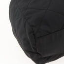 PRADA Chain Shoulder Bag Nylon Black Gold Auth 144611-18