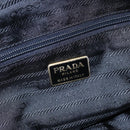 PRADA Chain Shoulder Bag Nylon Black Gold Auth 144611-22