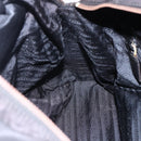 PRADA Chain Shoulder Bag Nylon Black Gold Auth 144611-24
