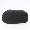 PRADA Chain Shoulder Bag Nylon Black Gold Auth 144611-5