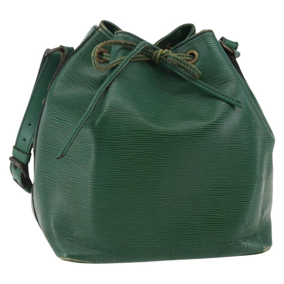 LOUIS VUITTON Epi Petit Noe Shoulder Bag Green M44104 LV Auth 144617
