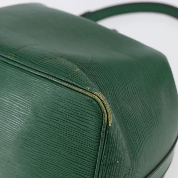 LOUIS VUITTON Epi Petit Noe Shoulder Bag Green M44104 LV Auth 144617