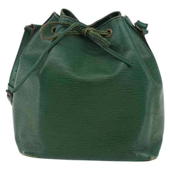 LOUIS VUITTON Epi Petit Noe Shoulder Bag Green M44104 LV Auth 144617