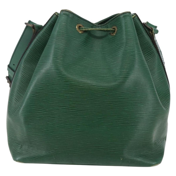 LOUIS VUITTON Epi Petit Noe Shoulder Bag Green M44104 LV Auth 144617