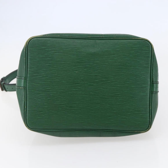 LOUIS VUITTON Epi Petit Noe Shoulder Bag Green M44104 LV Auth 144617