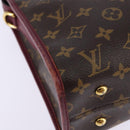 LOUIS VUITTON Monogram PopincourtPM Hand Bag 2way Wine Red M43462 LV Auth 144618-16