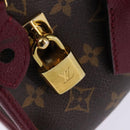 LOUIS VUITTON Monogram PopincourtPM Hand Bag 2way Wine Red M43462 LV Auth 144618-18