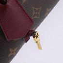 LOUIS VUITTON Monogram PopincourtPM Hand Bag 2way Wine Red M43462 LV Auth 144618-10