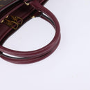 LOUIS VUITTON Monogram PopincourtPM Hand Bag 2way Wine Red M43462 LV Auth 144618-8