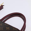 LOUIS VUITTON Monogram PopincourtPM Hand Bag 2way Wine Red M43462 LV Auth 144618-14