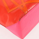 LOUIS VUITTON Monogram Vernis Fluo Reade MM Hand Bag Pink M91900 LV Auth 144619-15
