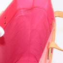 LOUIS VUITTON Monogram Vernis Fluo Reade MM Hand Bag Pink M91900 LV Auth 144619-22