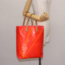 LOUIS VUITTON Monogram Vernis Fluo Reade MM Hand Bag Pink M91900 LV Auth 144619-24