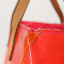 LOUIS VUITTON Monogram Vernis Fluo Reade MM Hand Bag Pink M91900 LV Auth 144619-5