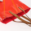 LOUIS VUITTON Monogram Vernis Fluo Reade MM Hand Bag Pink M91900 LV Auth 144619-9