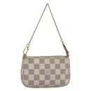 LOUIS VUITTON Damier Azur Mini Pochette Accessoires Pouch N63005 LV Auth 144622-1