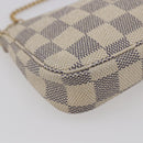 LOUIS VUITTON Damier Azur Mini Pochette Accessoires Pouch N63005 LV Auth 144622-14