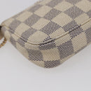 LOUIS VUITTON Damier Azur Mini Pochette Accessoires Pouch N63005 LV Auth 144622-16
