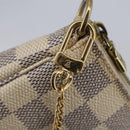 LOUIS VUITTON Damier Azur Mini Pochette Accessoires Pouch N63005 LV Auth 144622-18