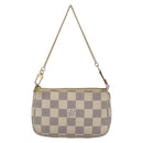 LOUIS VUITTON Damier Azur Mini Pochette Accessoires Pouch N63005 LV Auth 144622-13