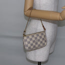 LOUIS VUITTON Damier Azur Mini Pochette Accessoires Pouch N63005 LV Auth 144622-21