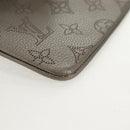 LOUIS VUITTON Mahina Pochette Cles Coin Purse Gris LV Auth 144623M-15